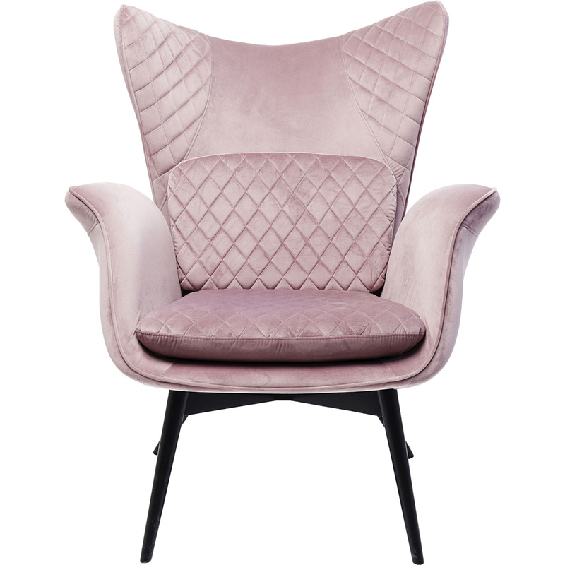 Кресло Pink Velvet Throne Розовый Кресло Pink Velvet Throne Розовый в Челябинске | Loft Concept