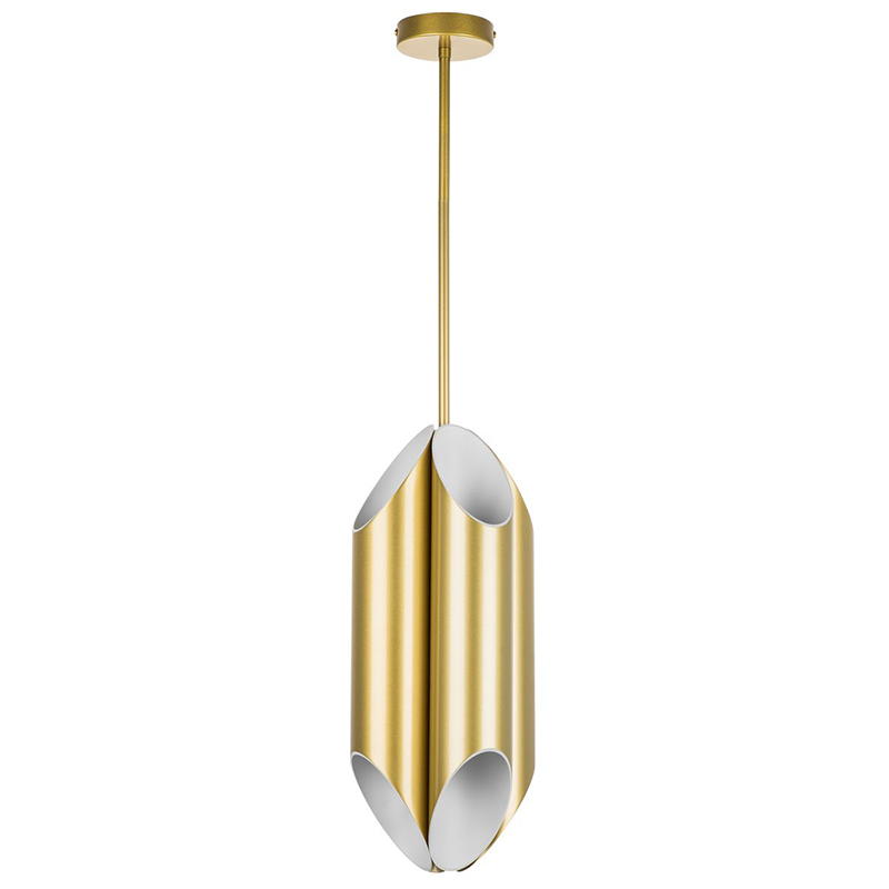 Подвесной светильник Garbi Gold Pipe Organ Hanging Lamp Золотой Белый Подвесной светильник Garbi Gold Pipe Organ Hanging Lamp Золотой Белый в Челябинске | Loft Concept