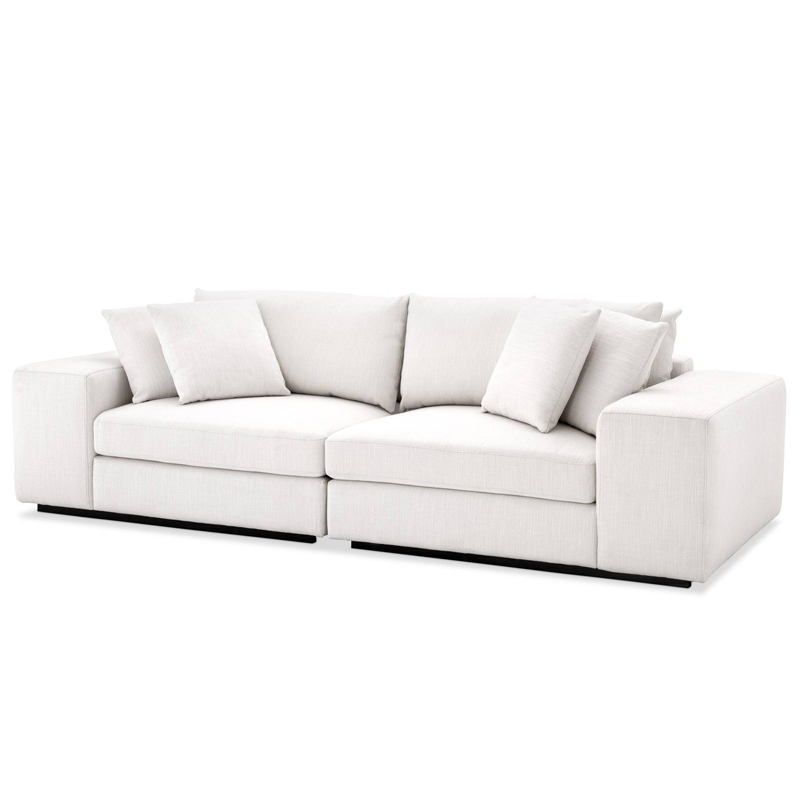 Диван Eichholtz Sofa Vista Grande white Белый Черный Диван Eichholtz Sofa Vista Grande white Белый Черный в Челябинске | Loft Concept