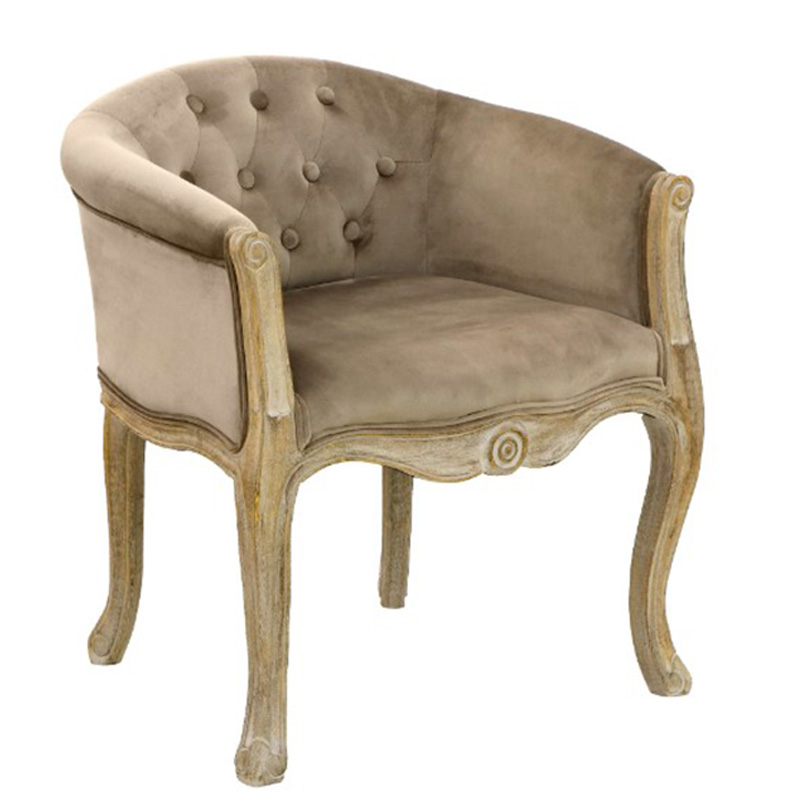 Кресло French Provence Armchair Roderic beige Бежевый Кресло French Provence Armchair Roderic beige Бежевый в Челябинске | Loft Concept