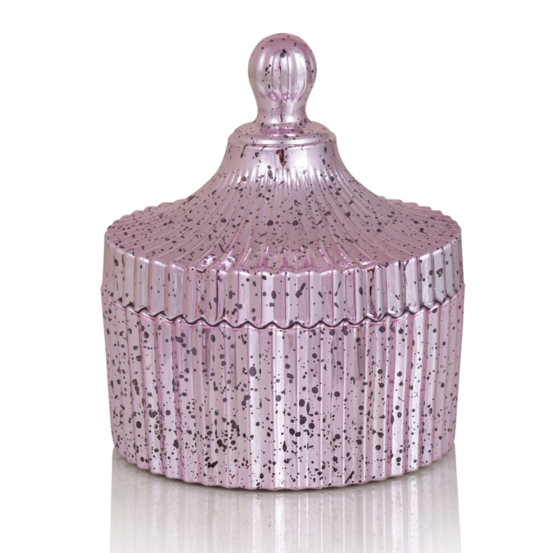 Шкатулка Glass Vessel With Lid розовая Розовый Шкатулка Glass Vessel With Lid розовая Розовый в Челябинске | Loft Concept
