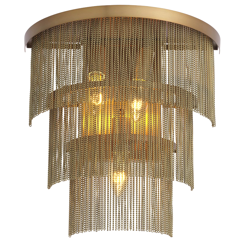 Бра Eichholtz Wall Lamp Tissot Brass Латунь в Челябинске | Loft Concept 