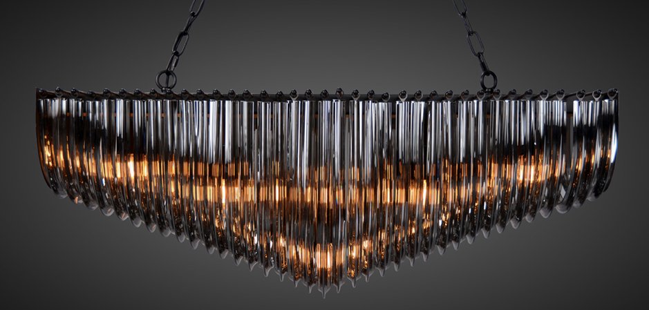 Люстра Retro Frozen Glass Chandelier 100 Люстра Retro Frozen Glass Chandelier 100 - Loft-Concept в Челябинске