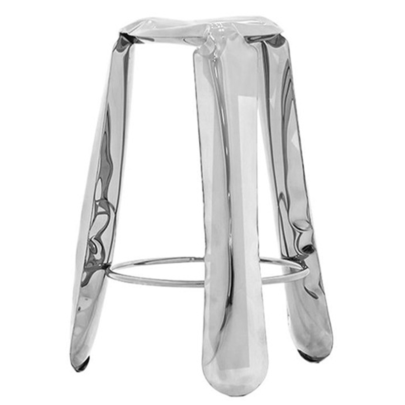 Барный стул Stainless Steel Bar Plopp Stool by Zieta Хром в Челябинске | Loft Concept 
