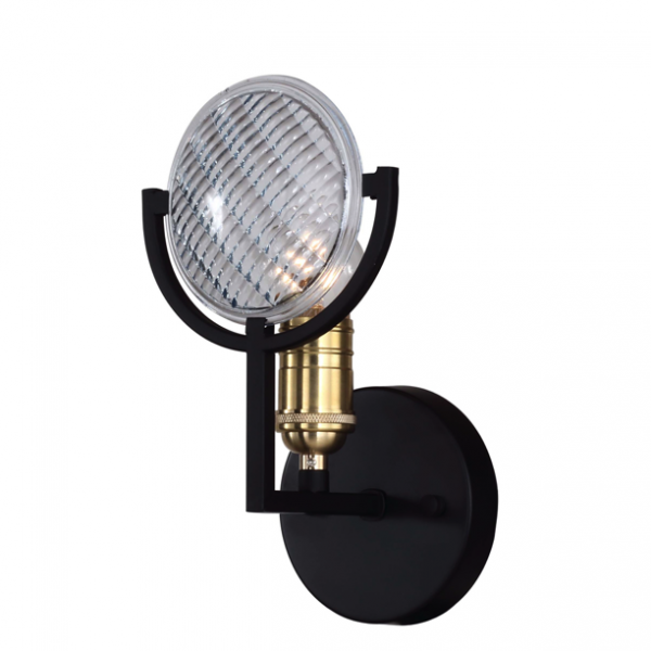 Бра RH Gaslight Lens Sconce 1 Черный Бра RH Gaslight Lens Sconce 1 Черный в Челябинске | Loft Concept
