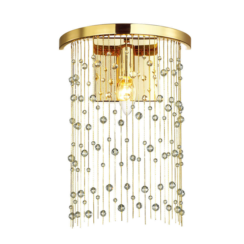 Бра Hailstorm Rain Wall lamp gold Прозрачный (Transparent) Золотой Бра Hailstorm Rain Wall lamp gold Прозрачный (Transparent) Золотой в Челябинске | Loft Concept
