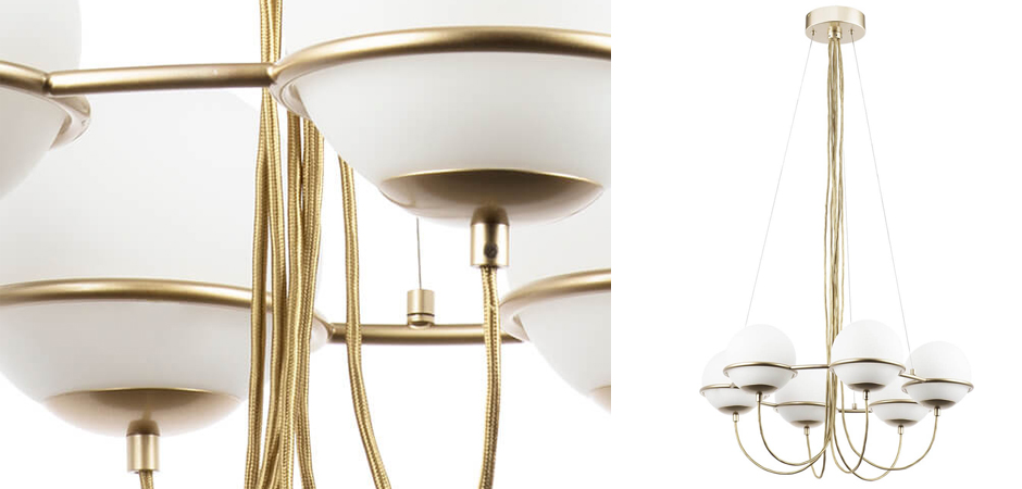 Люстра Melissa Chandelier Champagne 6 Люстра Melissa Chandelier Champagne 6 - Loft-Concept в Челябинске