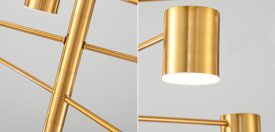 Светильник LED Lighting Gold 8 lampholders Светильник LED Lighting Gold 8 lampholders - Loft-Concept в Челябинске