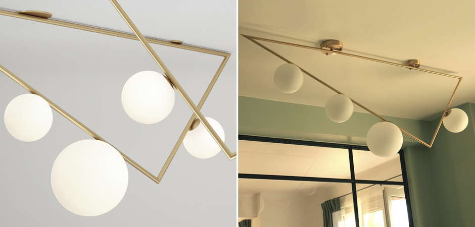 Потолочный светильник Atelier Areti Girlande Ceiling Triangle Потолочный светильник Atelier Areti Girlande Ceiling Triangle - Loft-Concept в Челябинске