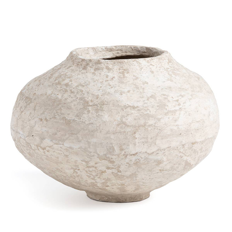 Ваза Csaba Papier Mache Vase 25 Бежево-серый Ваза Csaba Papier Mache Vase 25 Бежево-серый в Челябинске | Loft Concept