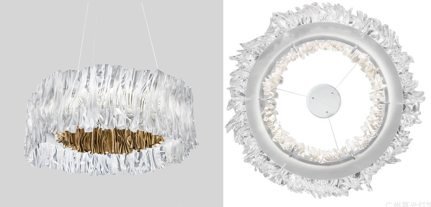 Дизайнерская Плиссированная люстра Pleated Chandelier - фото №1