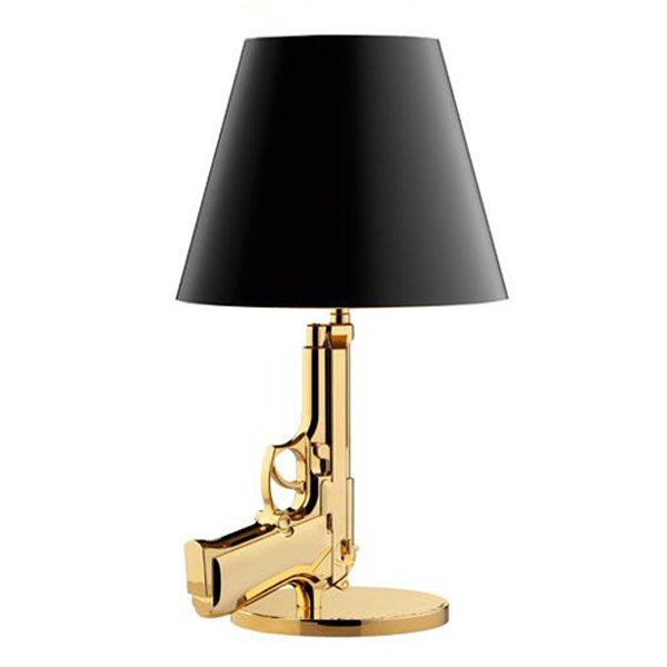 Настольная лампа Flos Guns Bedside Gold Серебряный Золотой Настольная лампа Flos Guns Bedside Gold Серебряный Золотой в Челябинске | Loft Concept