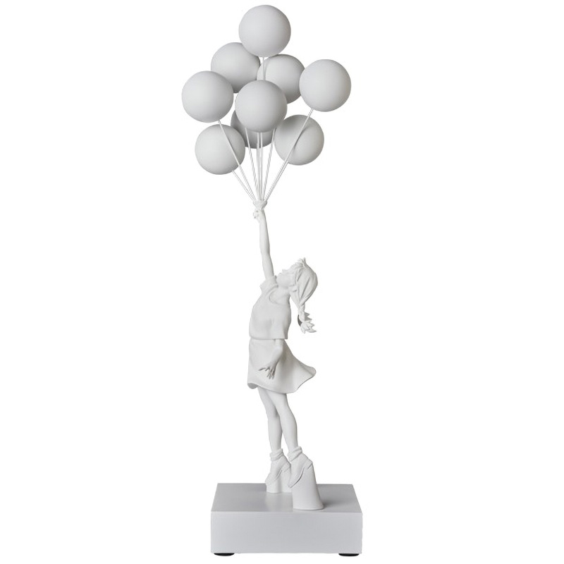 Статуэтка Flying Balloons Girl white Белый Статуэтка Flying Balloons Girl white Белый в Челябинске | Loft Concept