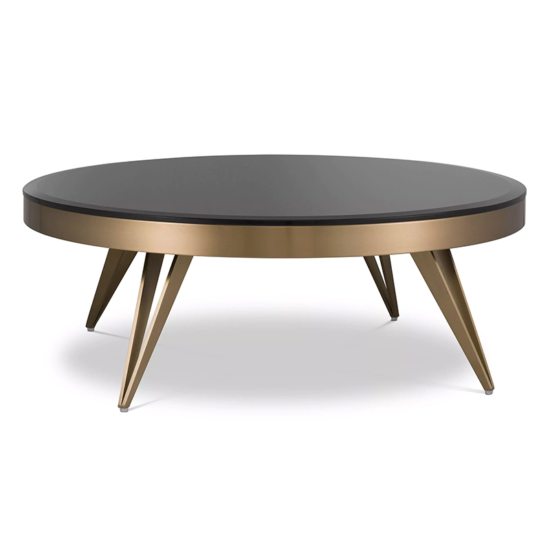 Кофейный стол Eichholtz Coffee Table Rocco Латунь Черный Кофейный стол Eichholtz Coffee Table Rocco Латунь Черный в Челябинске | Loft Concept