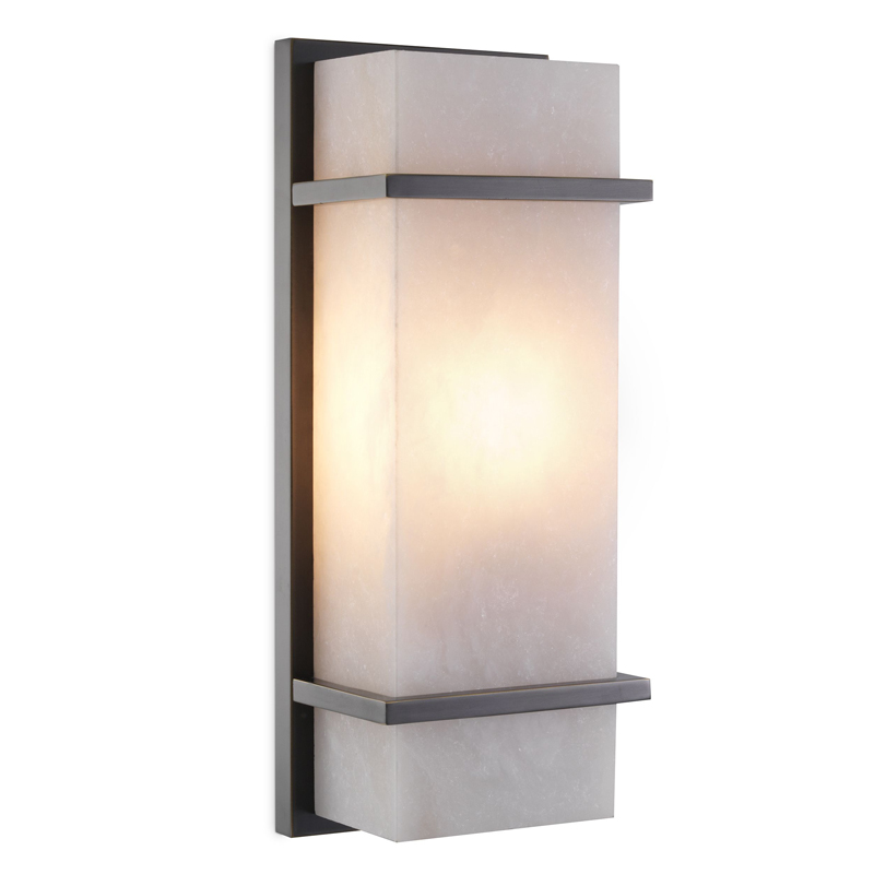 Бра Eichholtz Wall Lamp Spike S Темная бронза Белый Бра Eichholtz Wall Lamp Spike S Темная бронза Белый в Челябинске | Loft Concept