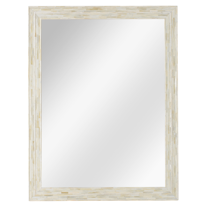 Зеркало Bone Inlay white Белый Бежевый в Челябинске | Loft Concept 