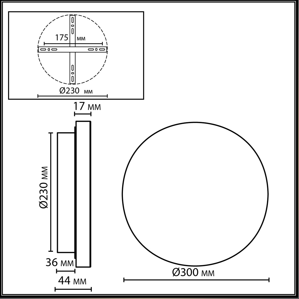 Бра круглое натуральная Пробка Natural Cork в Челябинске