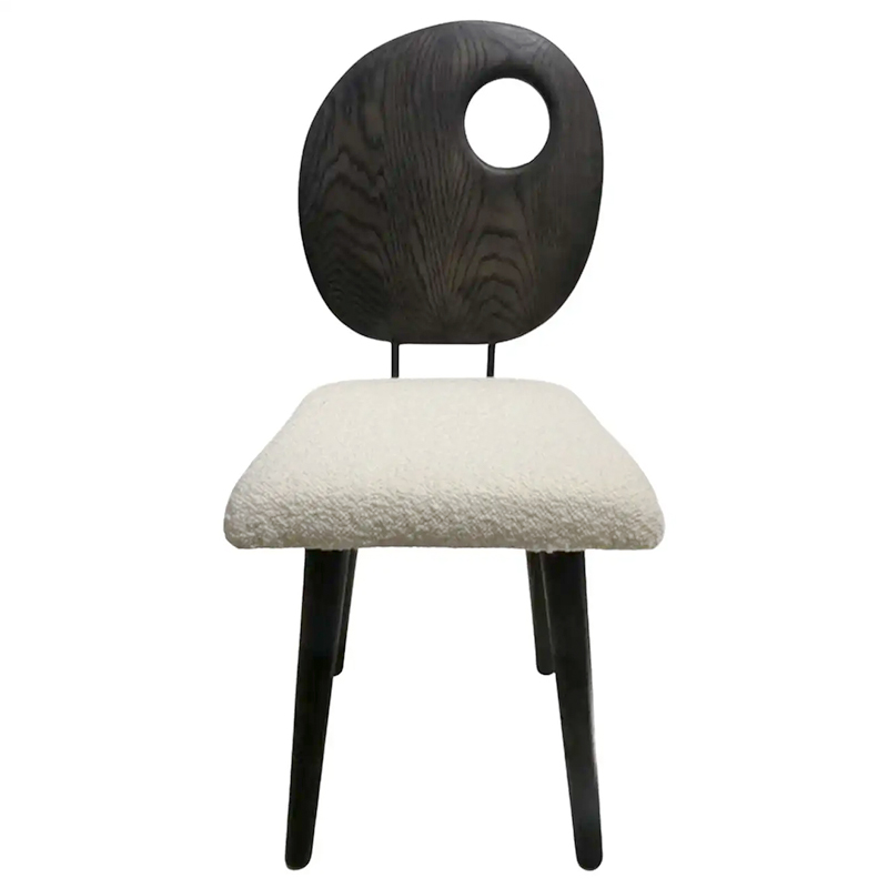 Стул Pebble Chair by Fred Rigby Studio Коричневый Белый в Челябинске | Loft Concept 
