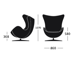 Кресло яйцо Egg Chair Кресло яйцо Egg Chair в Челябинске
