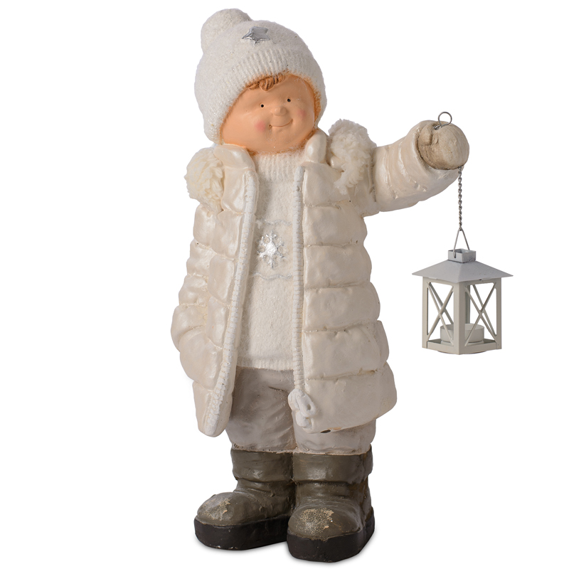 Статуэтка Winter Boy Бежевый Статуэтка Winter Boy Бежевый в Челябинске | Loft Concept