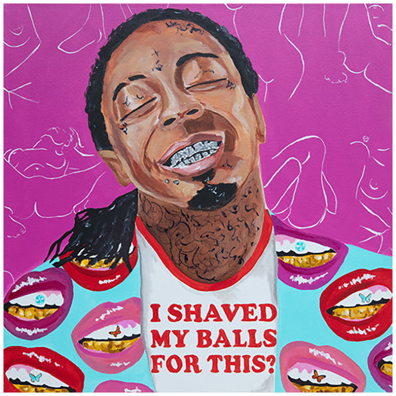 Картина Lil Wayne "I Shaved My Balls for This?" Мульти Картина Lil Wayne "I Shaved My Balls for This?" Мульти в Челябинске | Loft Concept