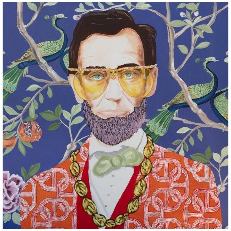 Картина Abe with Donkey Rope and Hermès Jacket Мульти Картина Abe with Donkey Rope and Hermès Jacket Мульти в Челябинске | Loft Concept