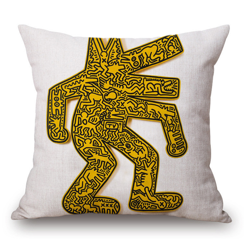 Подушка Keith Haring 14 Мульти в Челябинске | Loft Concept 
