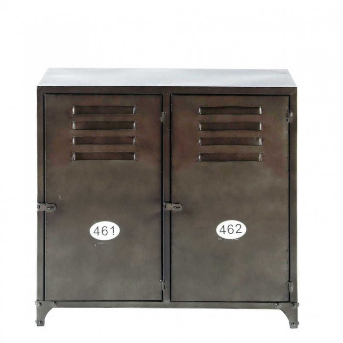 Буфет в стиле Лофт Industrial Rust Metal Wyne Chest Черный Буфет в стиле Лофт Industrial Rust Metal Wyne Chest Черный в Челябинске | Loft Concept