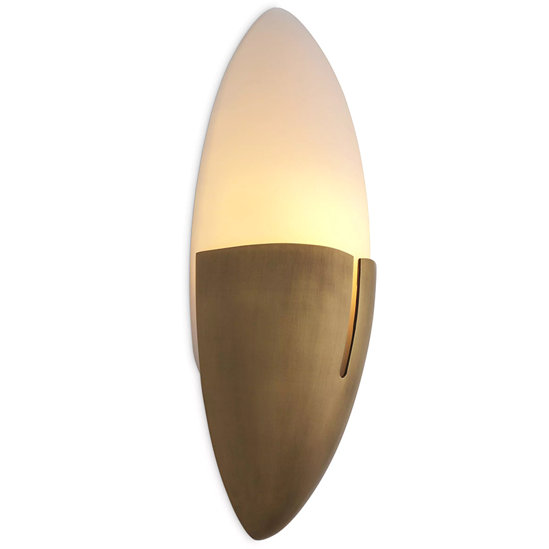 Бра Eichholtz Wall Lamp Bernina Белый Латунь Бра Eichholtz Wall Lamp Bernina Белый Латунь в Челябинске | Loft Concept