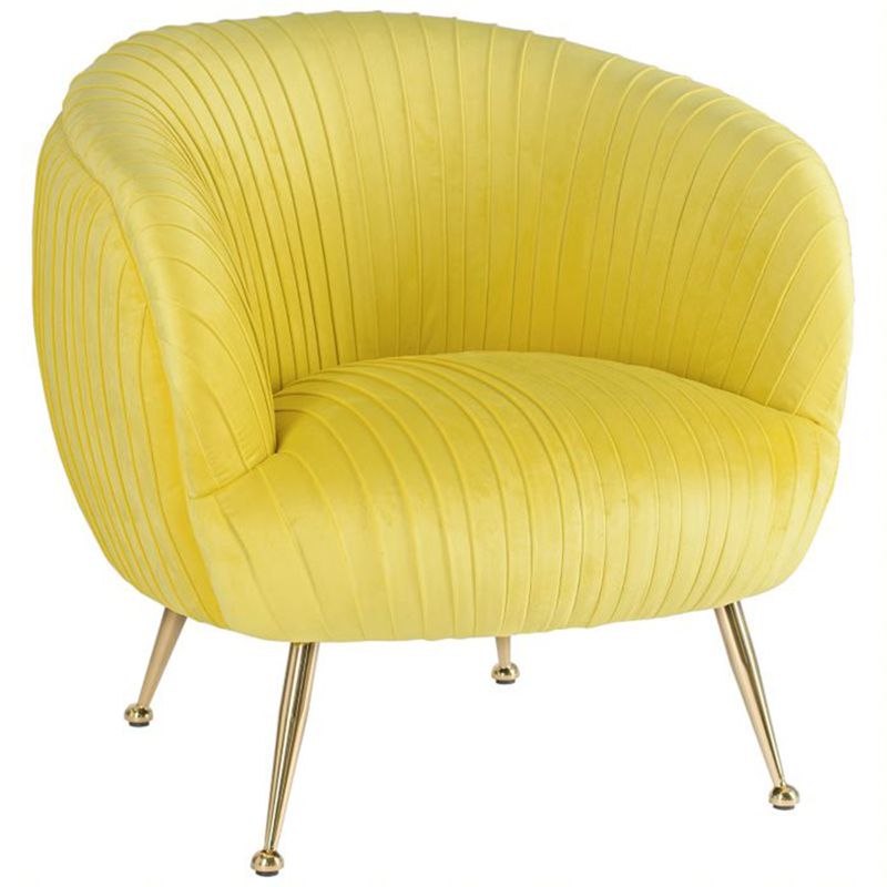 Кресло SOUFFLE CHAIR yellow Желтый матовое золото Кресло SOUFFLE CHAIR yellow Желтый матовое золото в Челябинске | Loft Concept