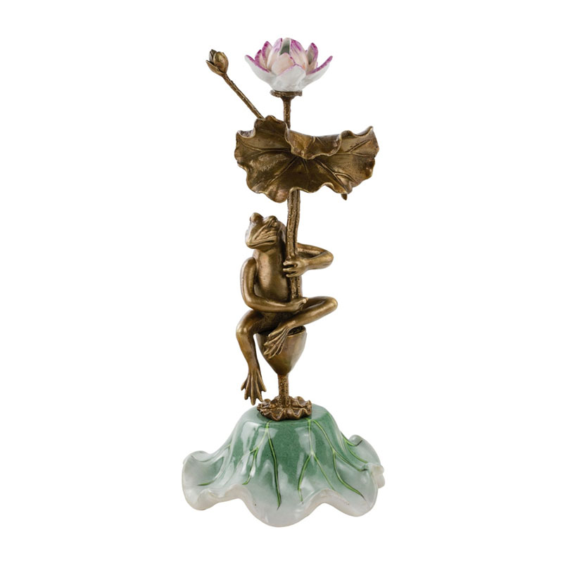 Статуэтка Frog On Flower Мульти Статуэтка Frog On Flower Мульти в Челябинске | Loft Concept