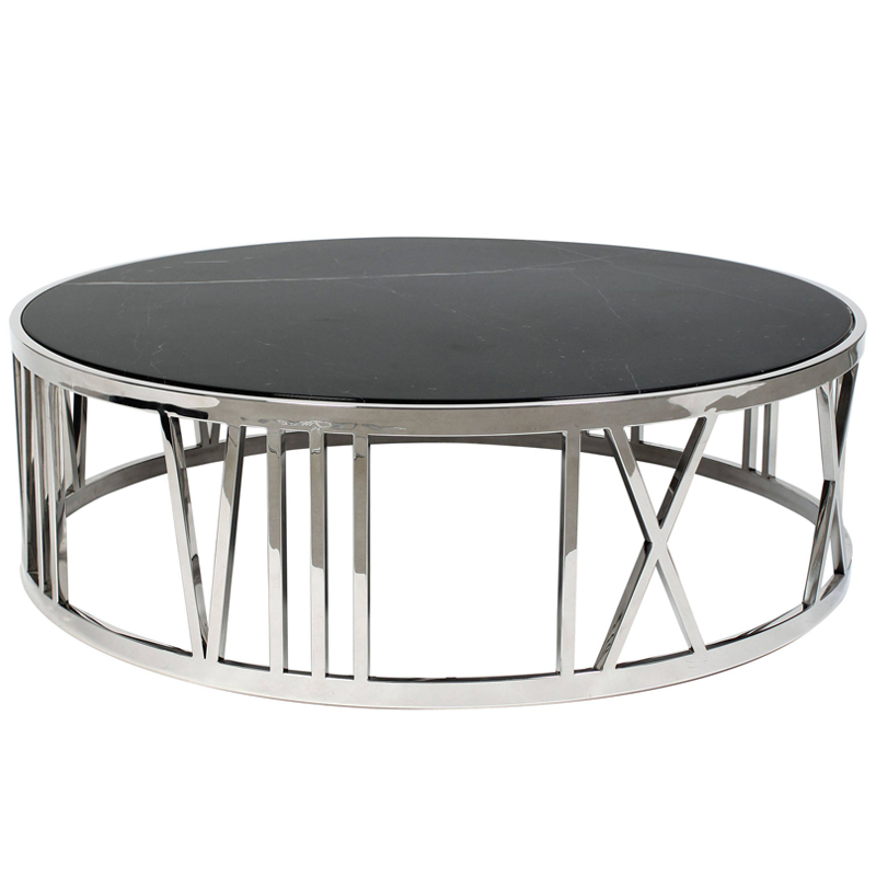 Кофейный стол Eichholtz Coffee Table Roman Figures Нержавеющая сталь Черный Мрамор Nero Кофейный стол Eichholtz Coffee Table Roman Figures Нержавеющая сталь Черный Мрамор Nero в Челябинске | Loft Concept