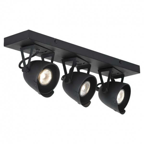 Спот Eye Spot Black 3 line Черный Спот Eye Spot Black 3 line Черный в Челябинске | Loft Concept