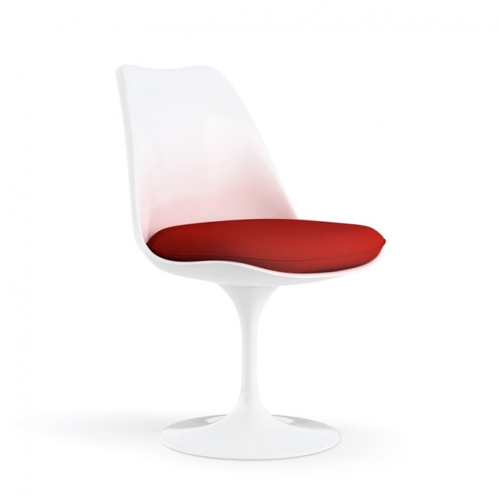 Стул Tulip Side Chair Черный Красный Белый Стул Tulip Side Chair Черный Красный Белый в Челябинске | Loft Concept