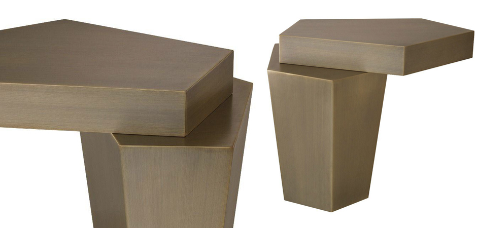 Приставной стол Eichholtz Coffee Table Calabasas High brass Приставной стол Eichholtz Coffee Table Calabasas High brass - Loft-Concept в Челябинске