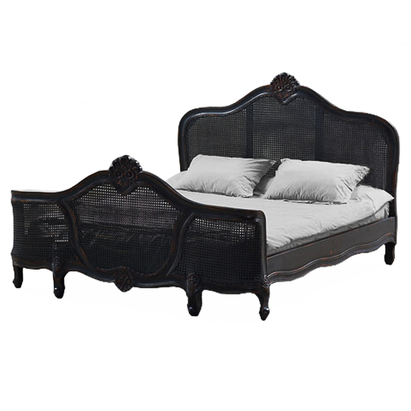 Кровать Wicker Bed Черный Кровать Wicker Bed Черный в Челябинске | Loft Concept