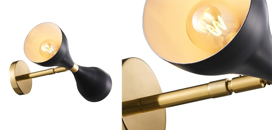 Бра Wall Lamp Cordero Black Бра Wall Lamp Cordero Black - Loft-Concept в Челябинске
