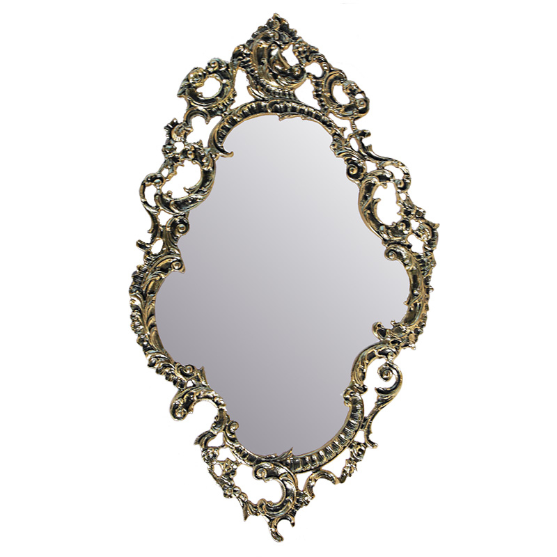 Зеркало настенное в бронзовой раме Majestic Gold Mirrors Золотой Зеркало настенное в бронзовой раме Majestic Gold Mirrors Золотой в Челябинске | Loft Concept