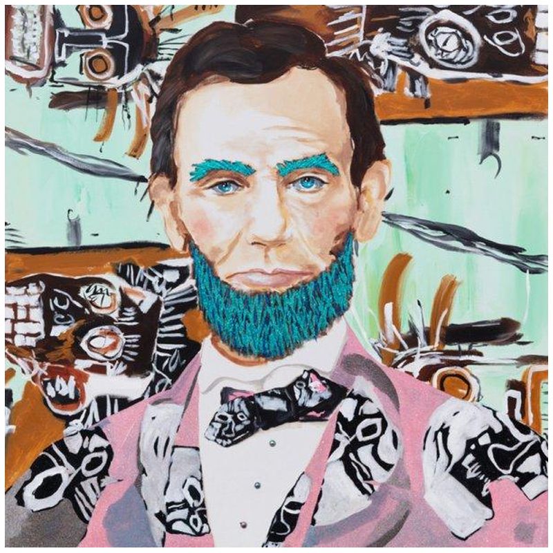 Картина Abe with Basquiat Jacket and Background Мульти Картина Abe with Basquiat Jacket and Background Мульти в Челябинске | Loft Concept