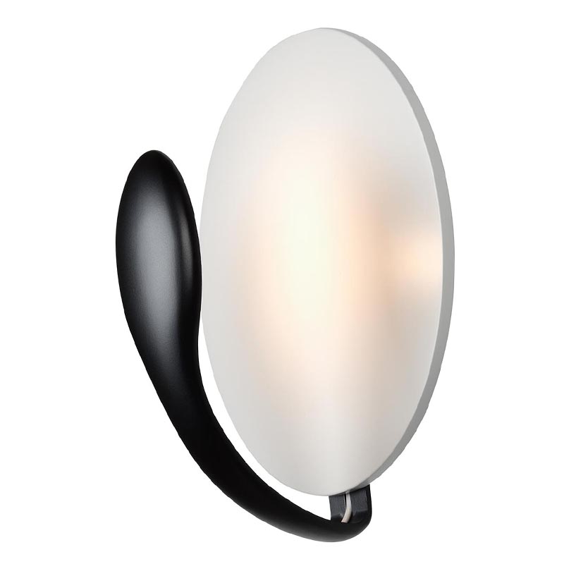 Бра Devi Black Spot Wall Lamp Белый Черный Бра Devi Black Spot Wall Lamp Белый Черный в Челябинске | Loft Concept