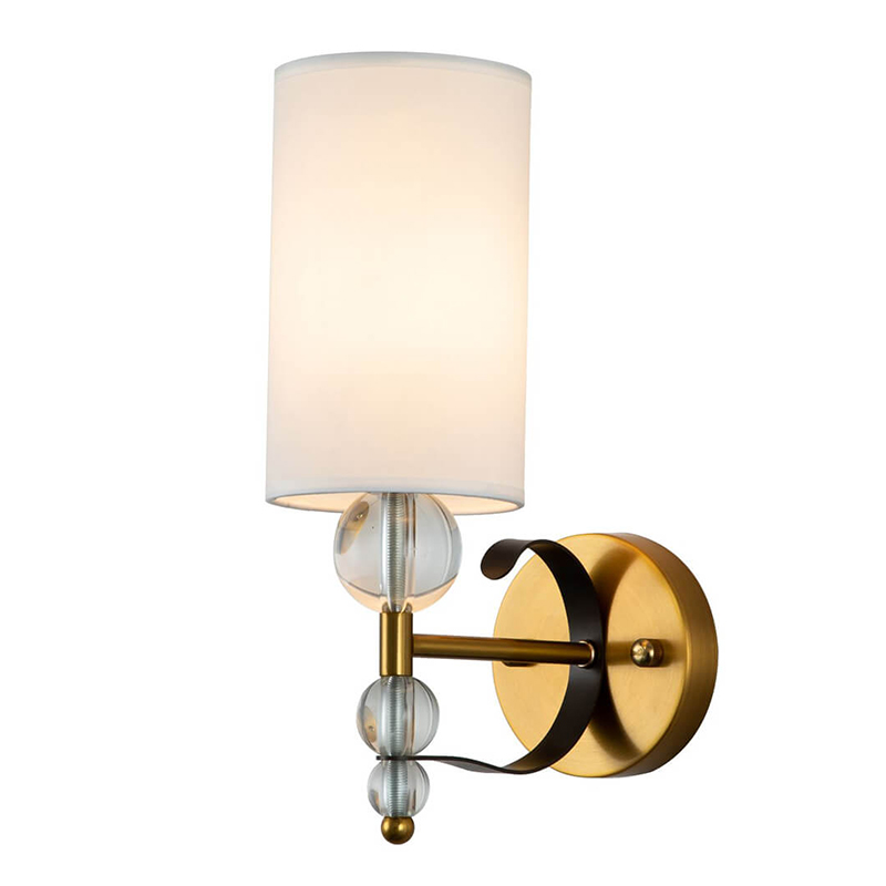 Бра Annelies Wall Lamp Золотой Черный Белый Бра Annelies Wall Lamp Золотой Черный Белый в Челябинске | Loft Concept