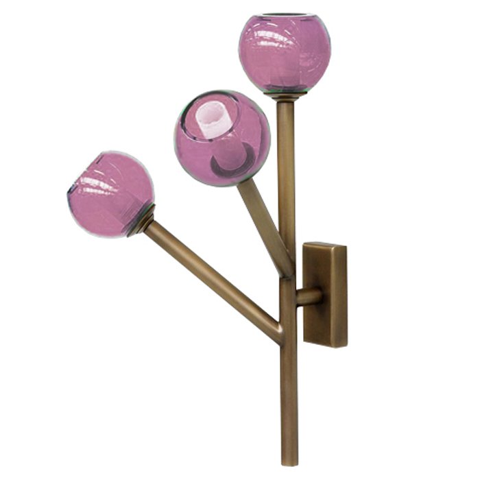 Бра Last Night Wall Lamp Pink Латунь Розовый (Rose) Бра Last Night Wall Lamp Pink Латунь Розовый (Rose) в Челябинске | Loft Concept