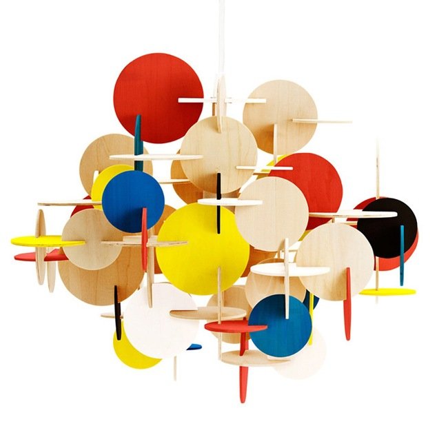 Люстра Bau Lamp Large By Normann-Copenhagen Мульти Желтый Красный Синий Бежево-серый Люстра Bau Lamp Large By Normann-Copenhagen Мульти Желтый Красный Синий Бежево-серый в Челябинске | Loft Concept
