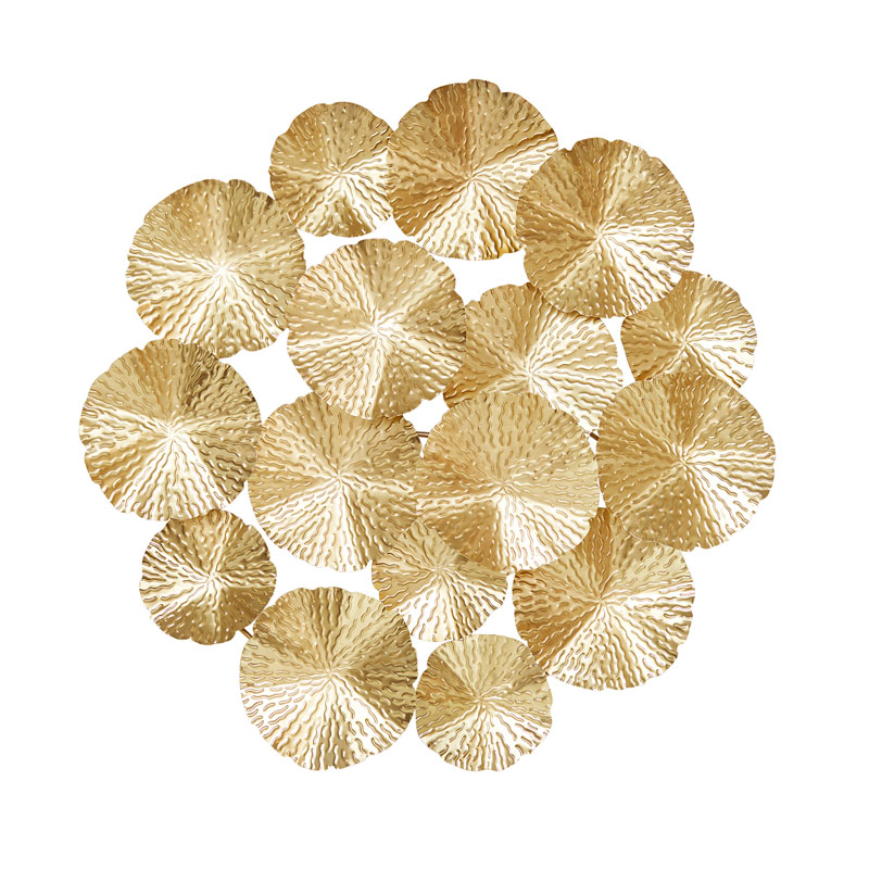Арт-объект на стену Metal Circles Gold ART Золотой Арт-объект на стену Metal Circles Gold ART Золотой в Челябинске | Loft Concept