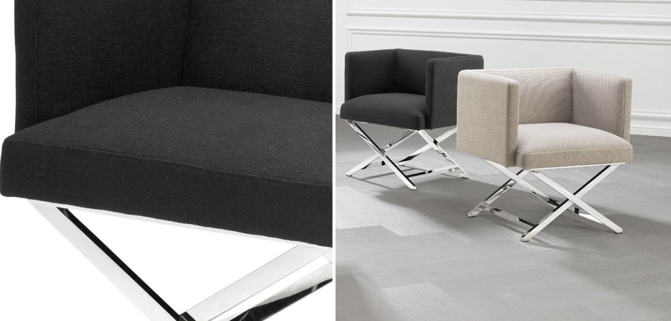 Кресло Eichholtz Chair Dawson Black Кресло Eichholtz Chair Dawson Black - Loft-Concept в Челябинске