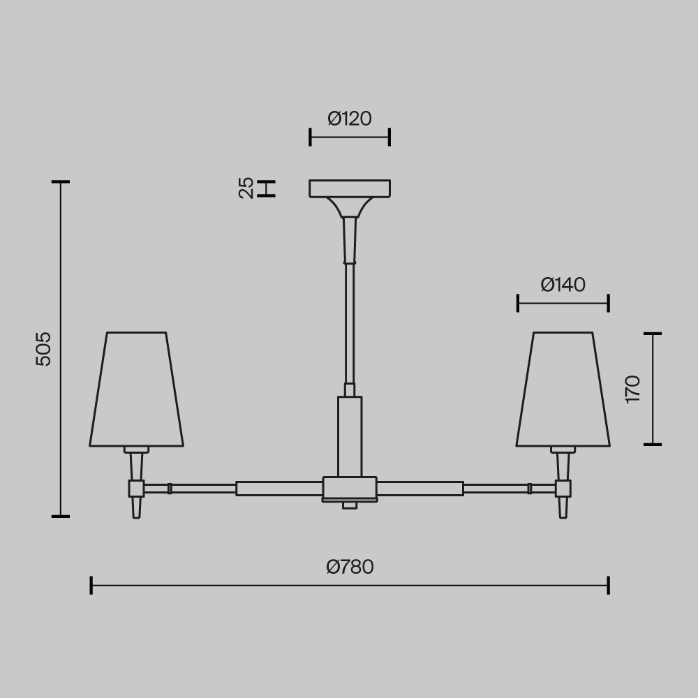 Потолочный светильник Zaragoza Е14 в Челябинске