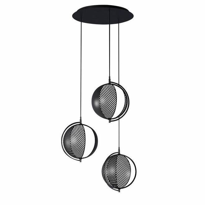Подвесной светильник Mondo Pendant by oblure 3 Черный Подвесной светильник Mondo Pendant by oblure 3 Черный в Челябинске | Loft Concept