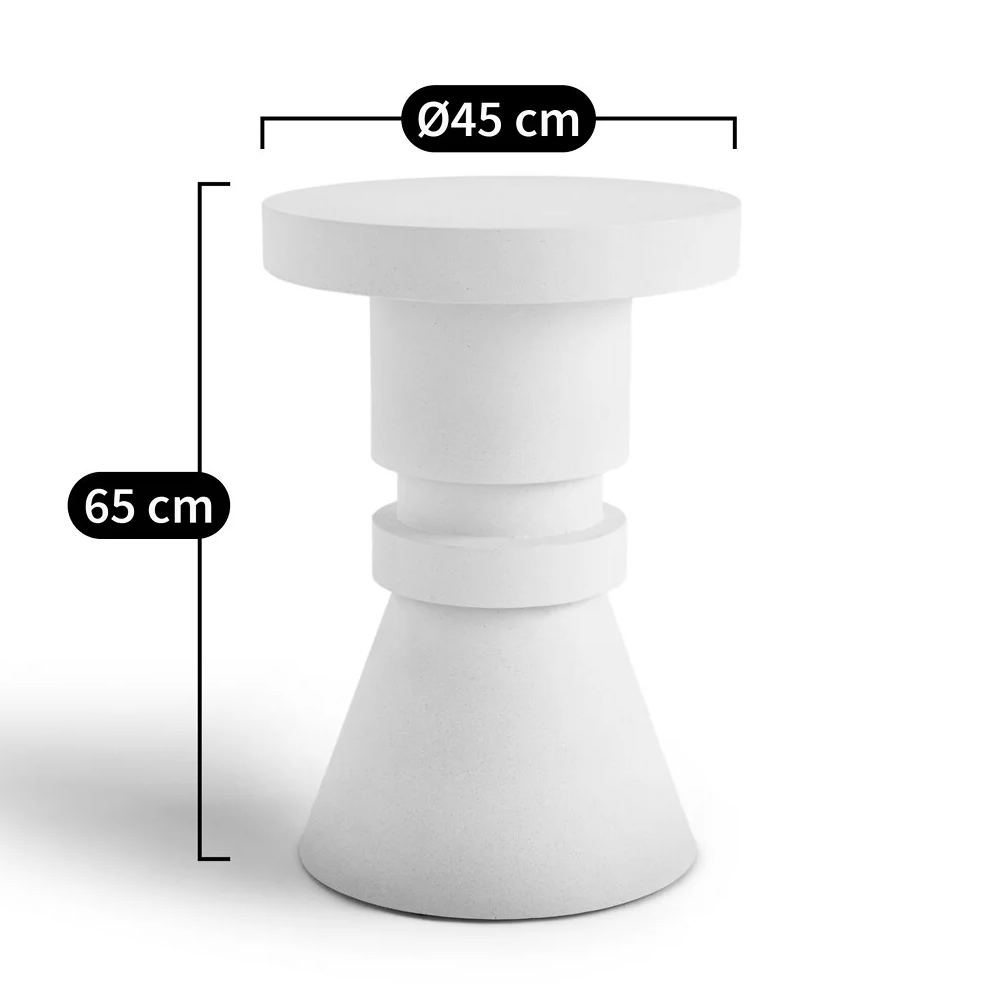 Приставной стол из искусственного камня Chess White Приставной стол из искусственного камня Chess White в Челябинске