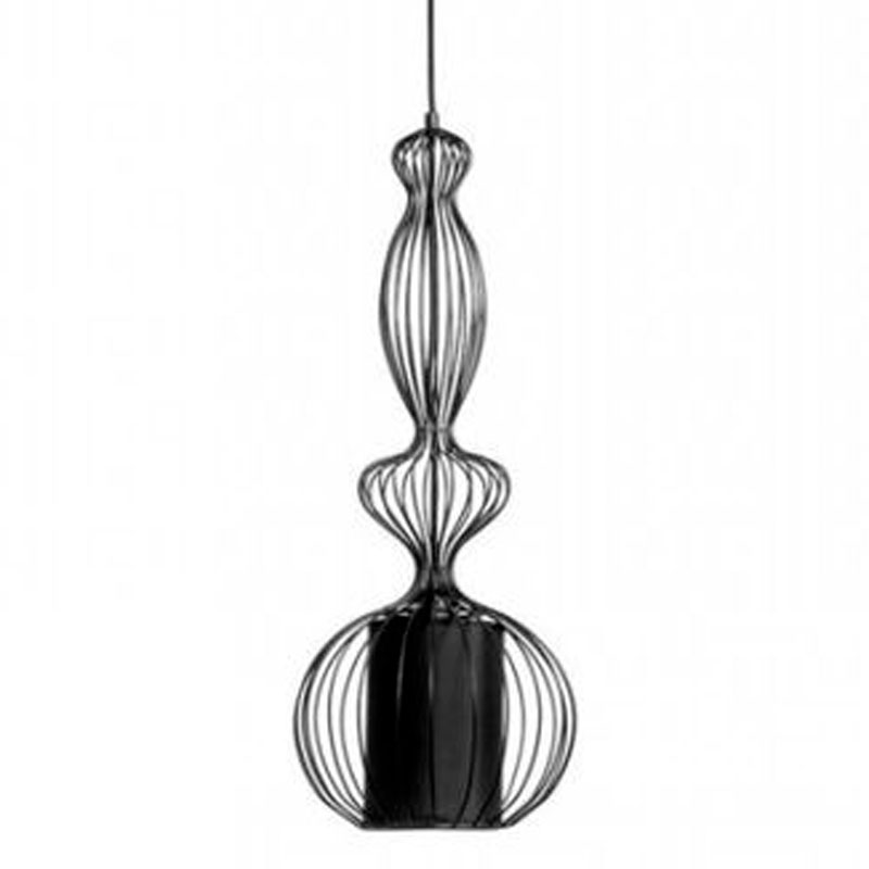 Подвесной светильник Wire Dream Pendant диаметр 23 Черный Подвесной светильник Wire Dream Pendant диаметр 23 Черный в Челябинске | Loft Concept