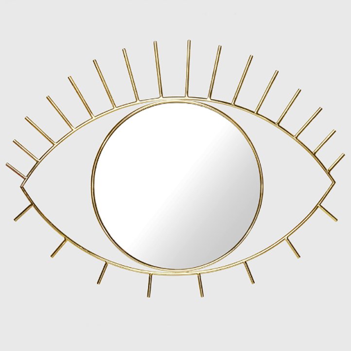 Зеркало Eye mirror Глянцевое золото Зеркало Eye mirror Глянцевое золото в Челябинске | Loft Concept